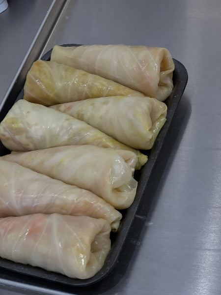 Kohlrouladen mit Fleisch