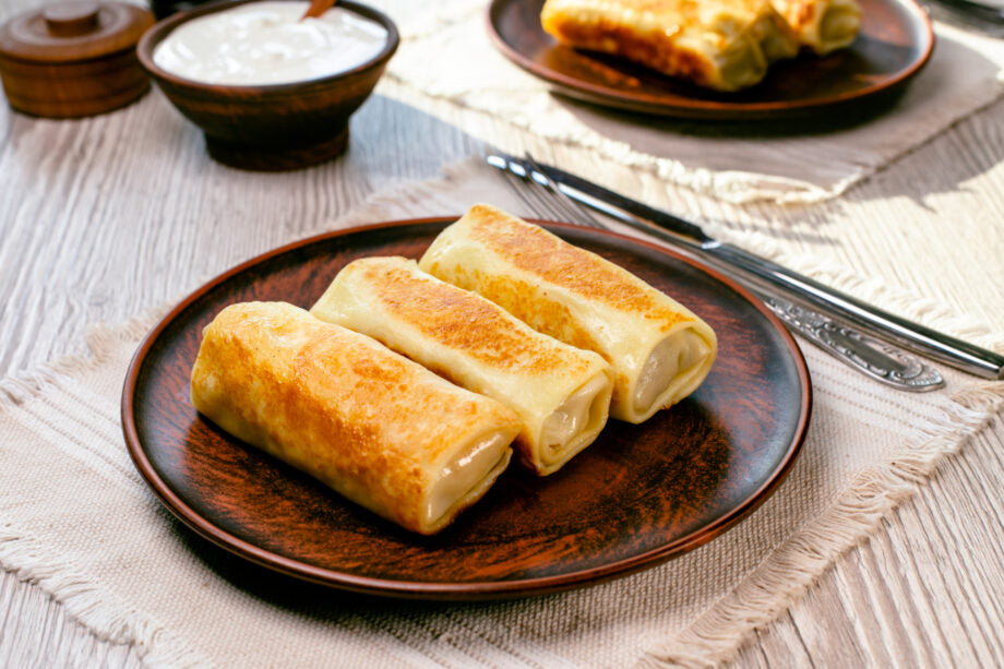 Млинці з куркою та грибами