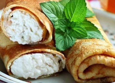Блинчики со сладким сыром