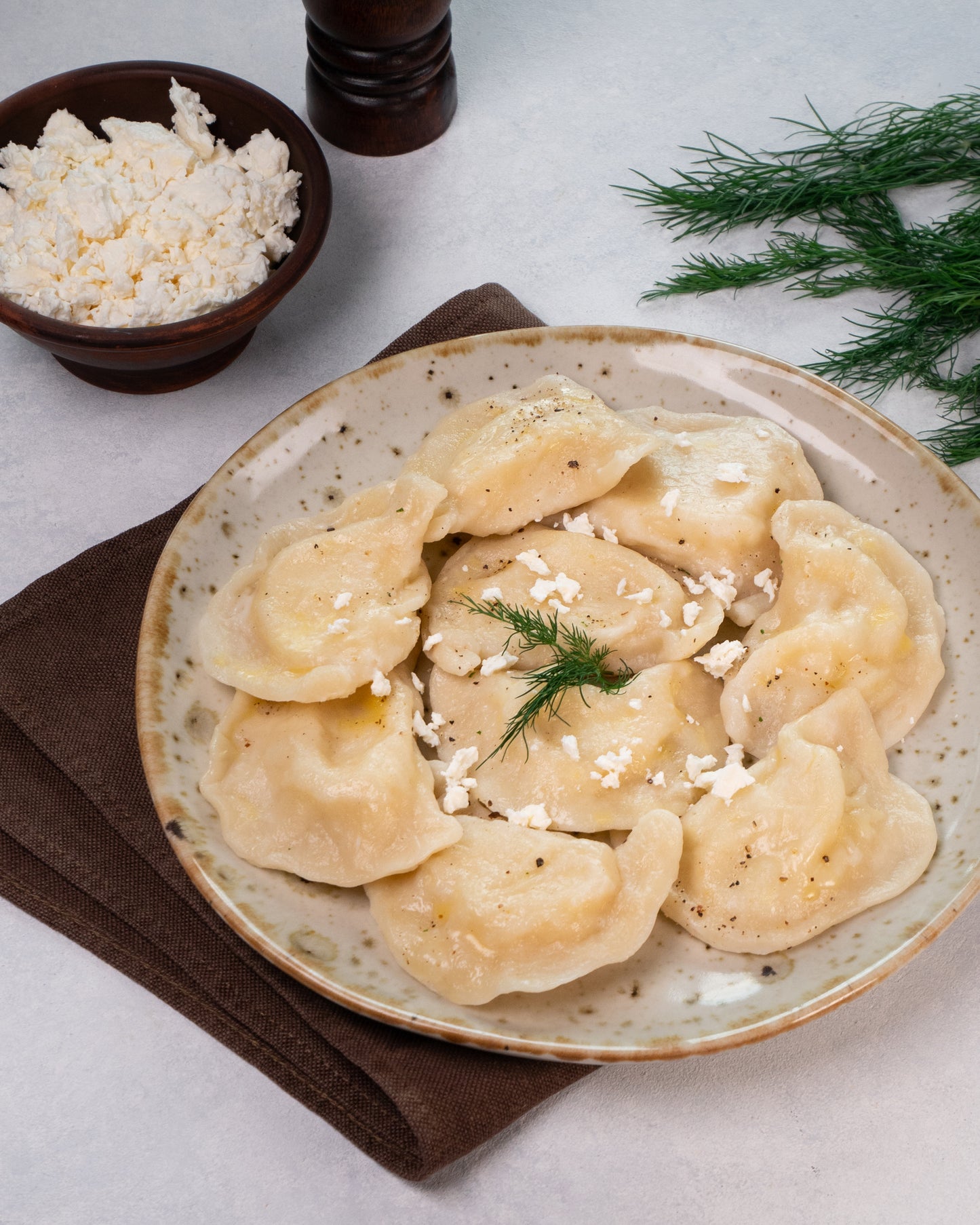 Varenyky mit Kartoffeln und Käse
