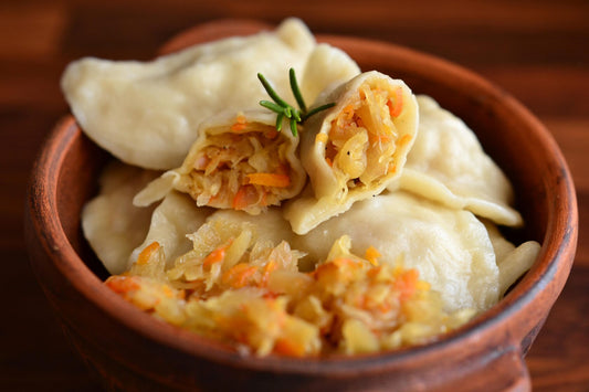 Varenyky mit Sauerkraut