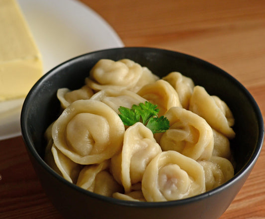 Teigtaschen mit Kalbfleisch